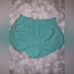 Women's Aqua Blue Shorts